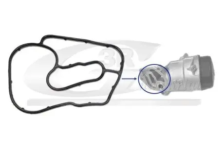Прокладка масл. фильтра MERCEDES-BENZ SPRINTER 3.0D 08-21 JEEP GRAND CHEROKEE 3.0D 05-10 3RG 80570