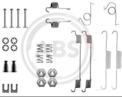 Монтажний набір гальмівних колодок A.B.S. 0626Q (фото 1)