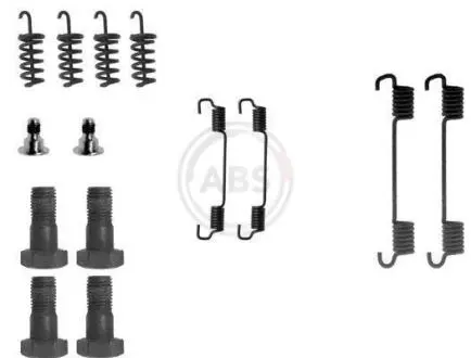 Комплект монтажный барабанных тормозов зад MB W140/C140/S203/W203 91-07 165х25 A.B.S. 0716Q