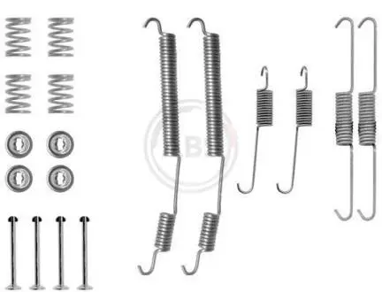 Комплект монтажний барабанних гальм зад DUCATO/SCUDO/EXPERT 94- 254х57 A.B.S. 0753Q
