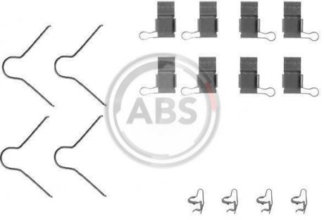 Тормозные колодки (монтажный набор) A.B.S. 1089Q (фото 1)