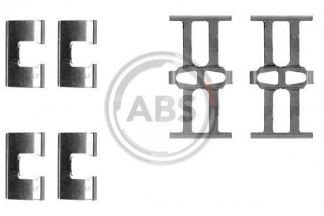 Комплектующие, колодки дискового тормоза A.B.S. 1118Q (фото 1)