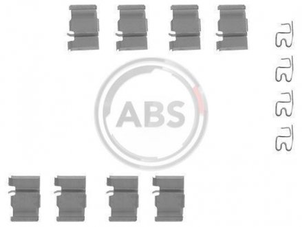 Тормозные колодки (монтажный набор) A.B.S. 1133Q (фото 1)