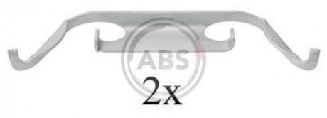 Тормозные колодки (монтажный набор) A.B.S. 1222Q (фото 1)