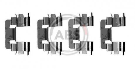 Тормозные колодки (монтажный набор) A.B.S. 1229Q (фото 1)