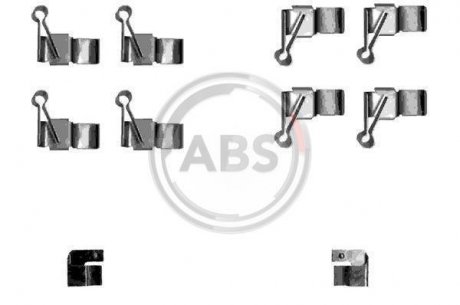 Тормозные колодки (монтажный набор) A.B.S. 1238Q (фото 1)