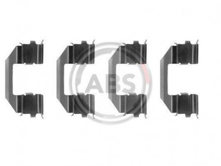 Тормозные колодки (монтажный набор) A.B.S. 1258Q (фото 1)