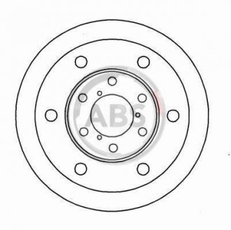 Тормозной диск A.B.S. 15032