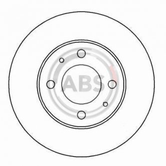 Тормозной диск A.B.S. 15044
