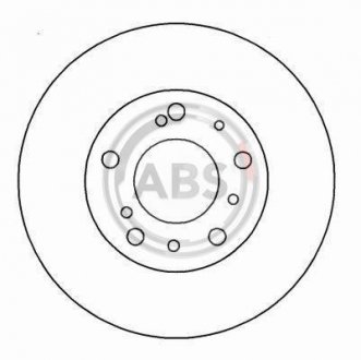 Тормозной диск A.B.S. 15046 (фото 1)