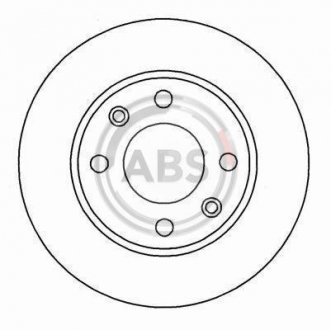 Тормозной диск A.B.S. 15318 (фото 1)