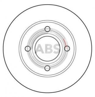 Тормозной диск A.B.S. 15765 (фото 1)