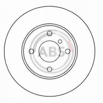 Тормозной диск E30 82-91 (260x12,6) A.B.S. 15766 (фото 1)