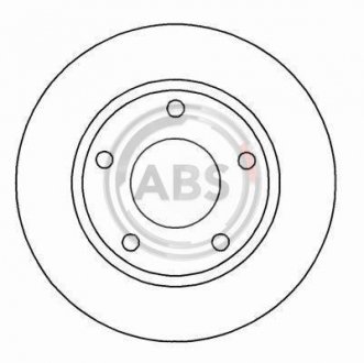 Тормозной диск A.B.S. 15798 (фото 1)