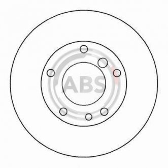 Тормозной диск A.B.S. 15867 (фото 1)