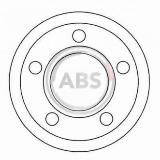 Тормозной диск A.B.S. 15892 (фото 1)