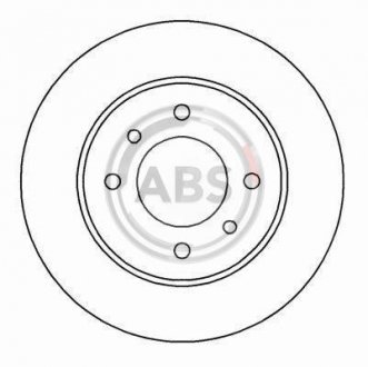 Тормозной диск A.B.S. 16062