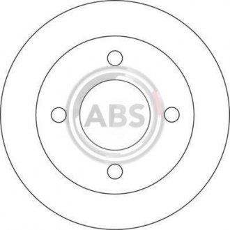 Тормозной диск A.B.S. 16065