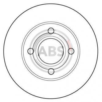 Тормозной диск A.B.S. 16096 (фото 1)