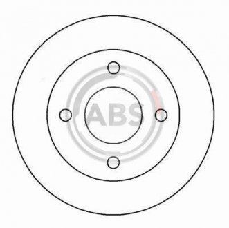 Тормозной диск A.B.S. 16156 (фото 1)