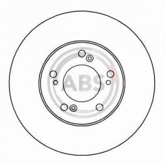 Тормозной диск A.B.S. 16182