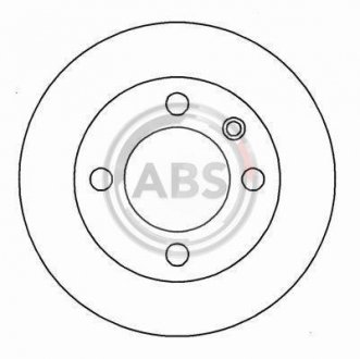 Тормозной диск A.B.S. 16187