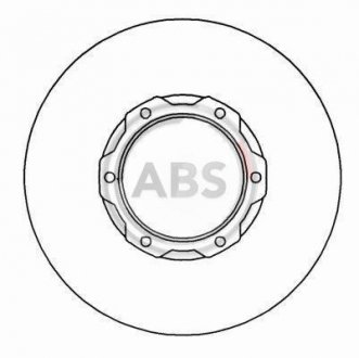 Тормозной диск A.B.S. 16198 (фото 1)