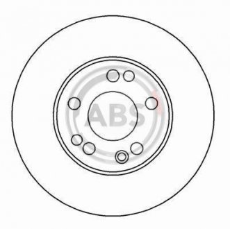 Тормозной диск A.B.S. 16260