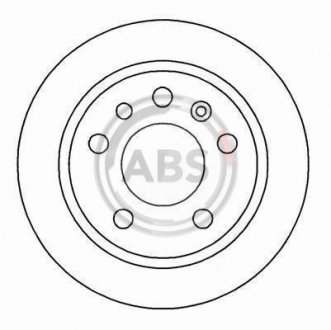 Тормозной диск A.B.S. 16287 (фото 1)