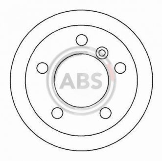 Тормозной диск задний. G Series/W461/W463/LT/W901 (89-21) A.B.S. 16454 (фото 1)
