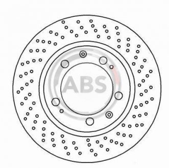 Тормозной диск A.B.S. 16491