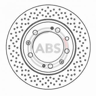 Тормозной диск A.B.S. 16492 (фото 1)