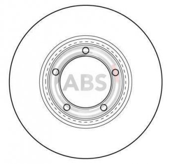 Тормозной диск A.B.S. 16565 (фото 1)