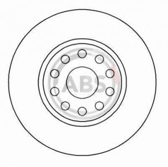 Тормозной диск A.B.S. 16582