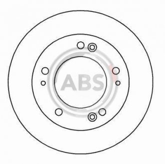 Тормозной диск A.B.S. 16604 (фото 1)