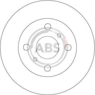 Тормозной диск A.B.S. 16617 (фото 1)