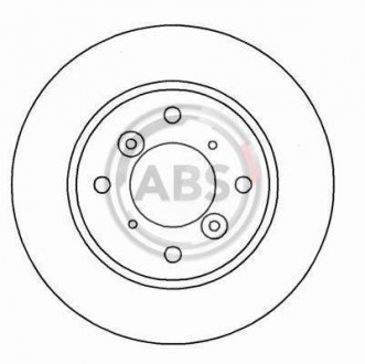 Тормозной диск A.B.S. 16626 (фото 1)