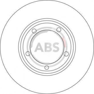 Гальмівний диск A.B.S. 16670