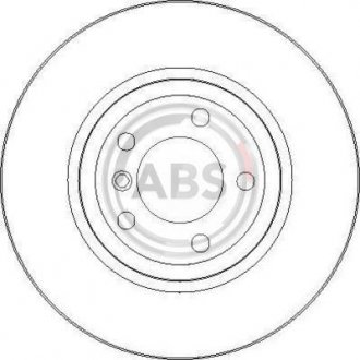 Гальмівний диск перед. E46/E85/E86 (99-08) A.B.S. 17025 (фото 1)