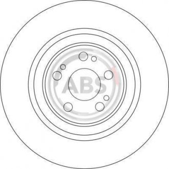 Тормозной диск A.B.S. 17037