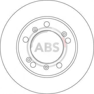 Тормозной диск A.B.S. 17073