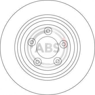 Тормозной диск A.B.S. 17078 (фото 1)