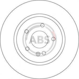 Гальмівний диск A.B.S. 17109 (фото 1)
