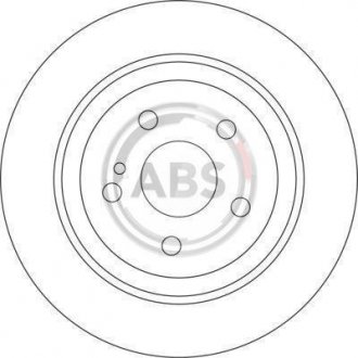 Тормозной диск A.B.S. 17112