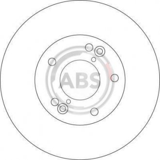 Тормозной диск A.B.S. 17206 (фото 1)