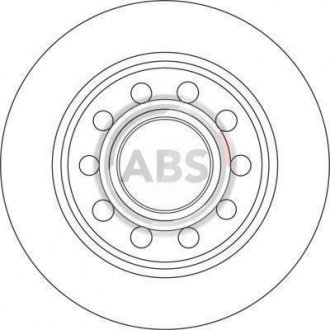 Гальмівний диск A.B.S. 17239