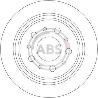 Тормозной диск A.B.S. 17410 (фото 1)