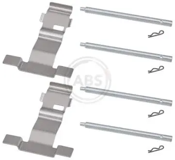 Планка суппорта (переднего) прижимная (к-кт) Audi A6/Q7 06-15 (Alcon) A.B.S. 1943Q