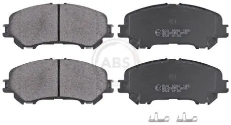 Колодка гальм. диск. NISSAN QASHQAI, RENAULT KADJAR передн. (ABS) A.B.S. 35045