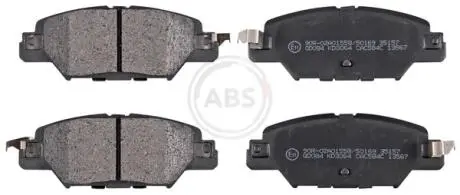 Гальмівні колодки, дискові гальма (набір) A.B.S. 35157